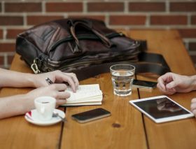 office, meeting, business partners