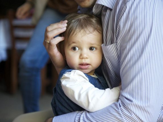 baby, child, father