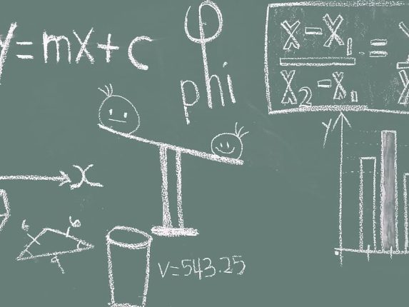 math, blackboard, education