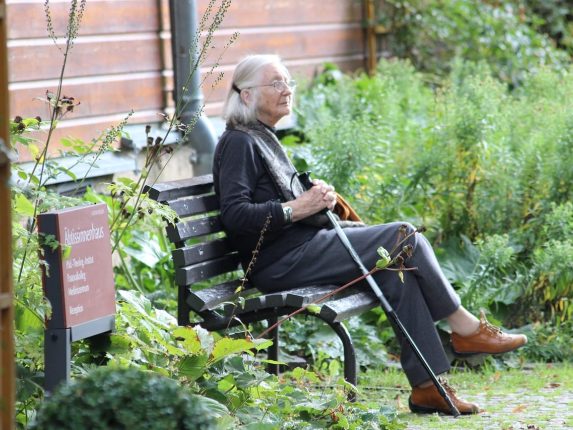 woman, old, granny